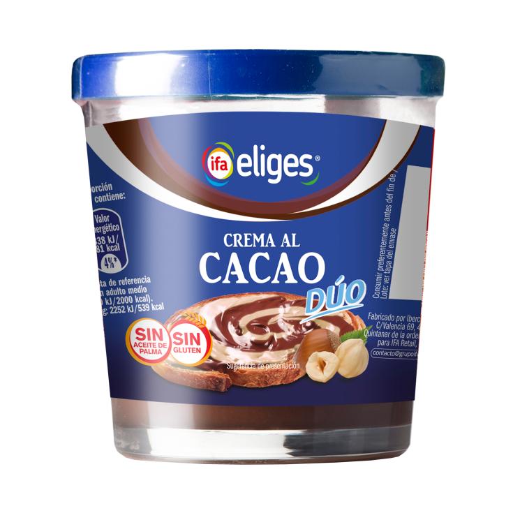 Crema de Cacao Avellanas Duo 210g