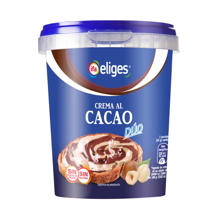 Crema de cacao avellanas duo 500g
