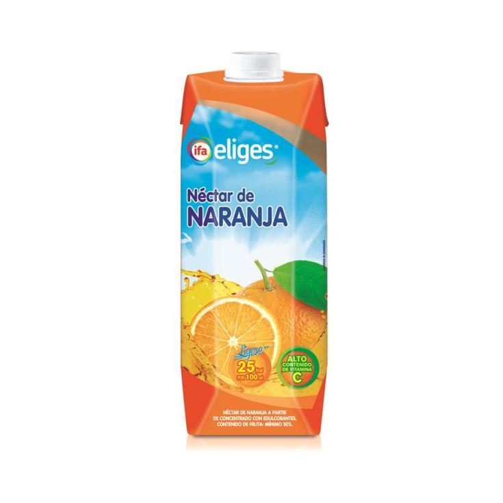Néctar de naranja sin azúcar 1l