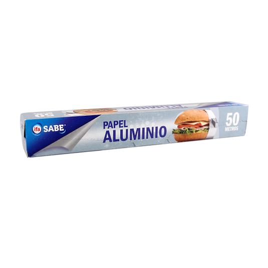 Papel Aluminio 50m 1 ud