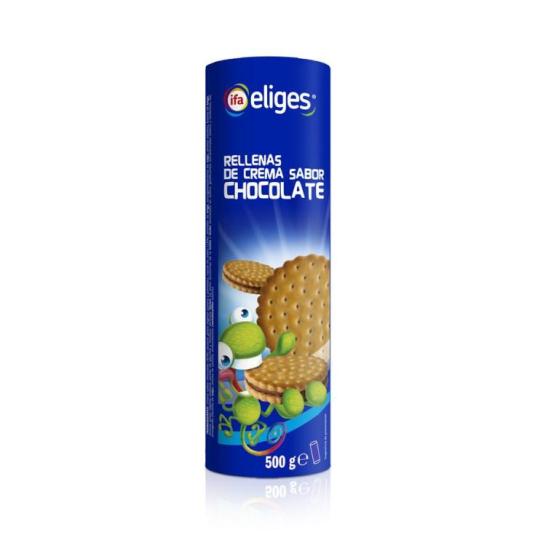 Galletas Rellenas de Chocolate 500g