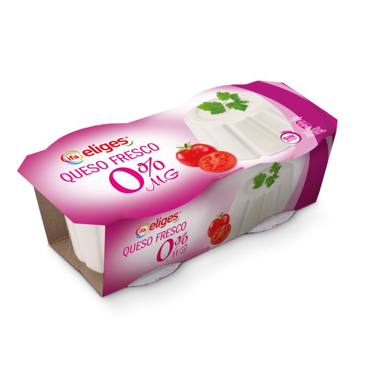 Queso Fresco 0% Materia Grasa 2x250g Queso Fresco 0% Materia Grasa 2x250g