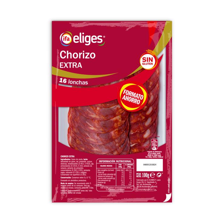 Chorizo Extra Lonchas 100g Chorizo Extra Lonchas 100g