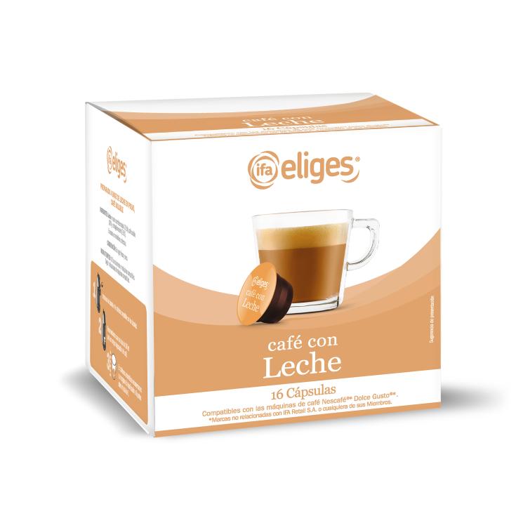 Cápsulas Café con Leche 16 uds Cápsulas Café con Leche 16 uds