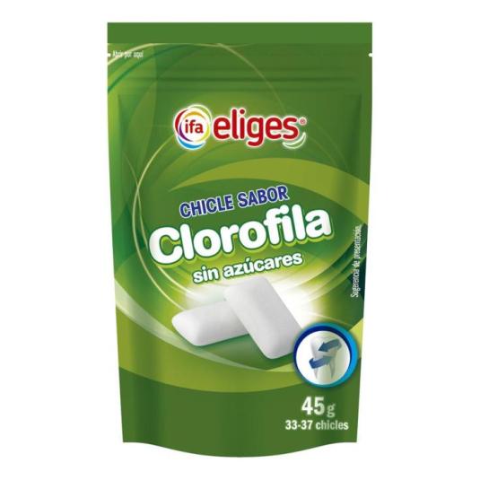 Chicles Clorofila Sin Azúcar 45g