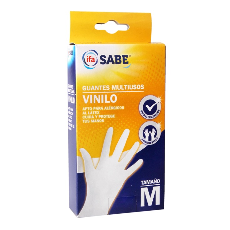 Guantes Vinilo Medianos 10 uds Guantes Vinilo Medianos 10 uds