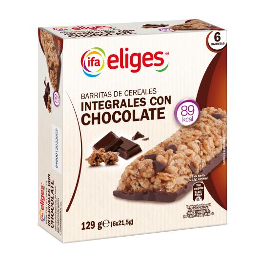 Barritas Cereales Int. Choco 6 uds 129g