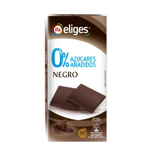 Chocolate Negro Sin Azucares 100g