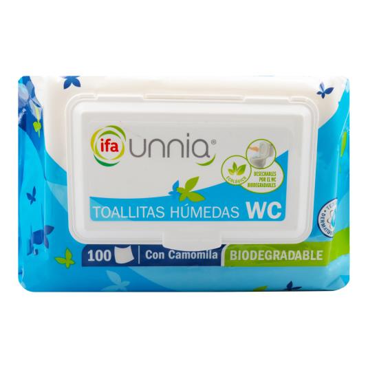 Toallitas Húmedas Biodegradable 100 uds