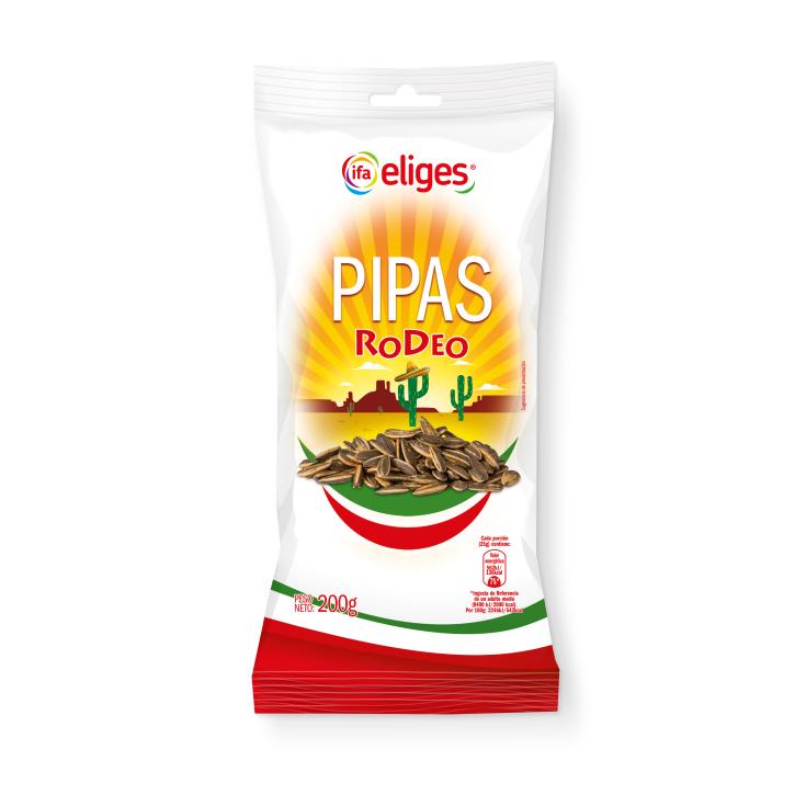 Pipas de Girasol Sabor Barbacoa 200g Pipas de Girasol Sabor Barbacoa 200g