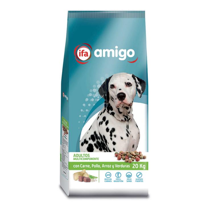 Comida perros adulto carne 20kg