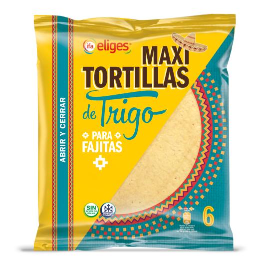 Tortillas de Trigo Maxi 6 uds