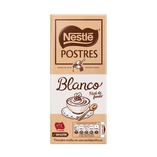 Chocolate Blanco para Postres 180g