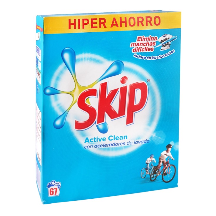 Detergente Polvo Active Clean 67 lavados Detergente Polvo Active Clean 67 lavados