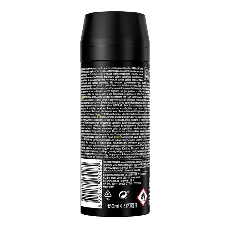 Desodorante bodyspray Gold 48h 150ml