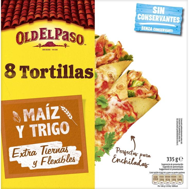 Tortillas Mexicanas Maíz/Trigo 326g Tortillas Mexicanas Maíz/Trigo 326g