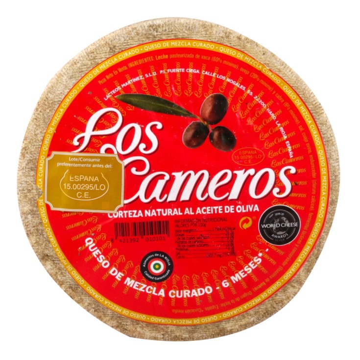 Queso Mezcla Curado Los Cameros 450Grs Queso Mezcla Curado Los Cameros 450Grs